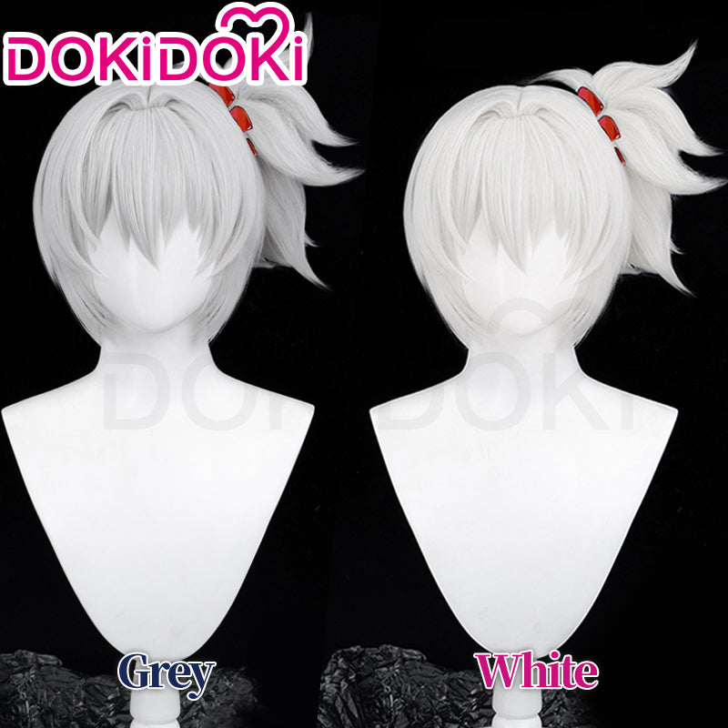 【White Ver Ready For Ship】DokiDoki Game Zenless Zone Zero Cosplay Soldier 11 Cosplay Wig Short Silver