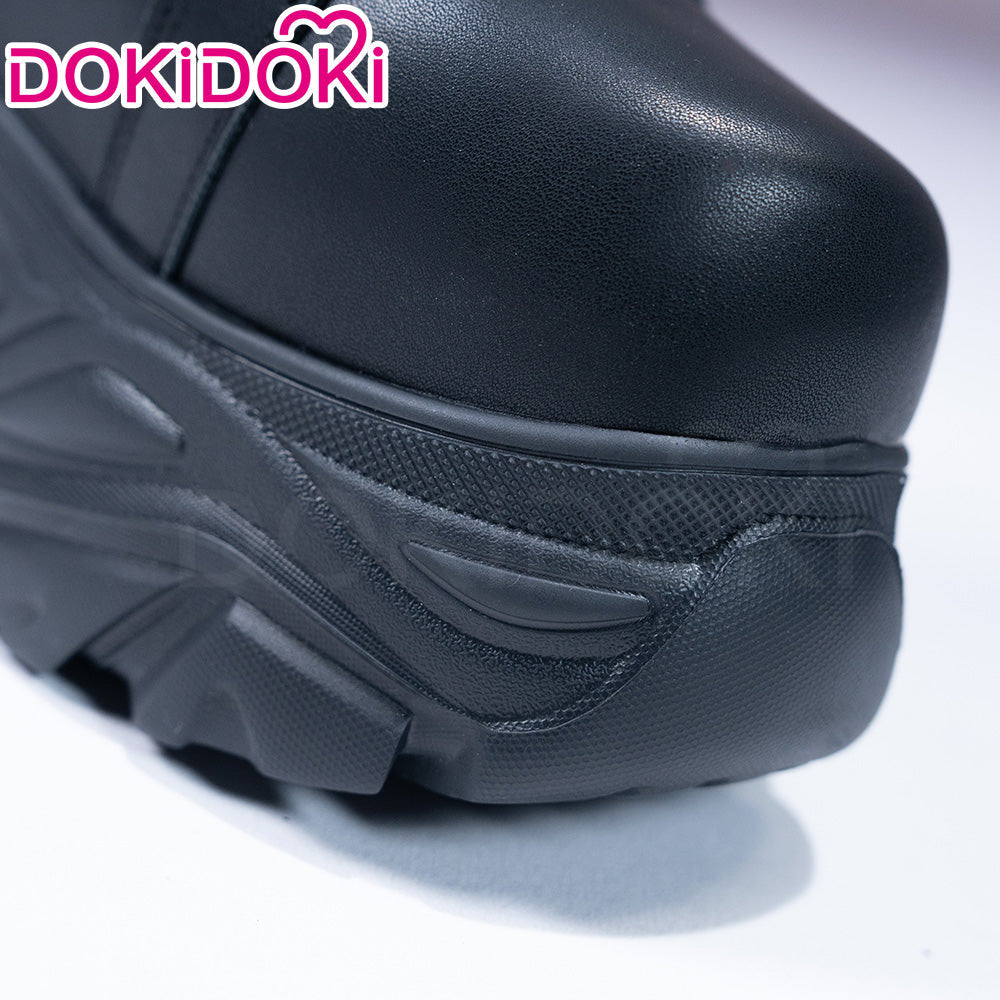 【16.5 CM】DokiDoki Height Increasing Shoes / Elevator Shoes Lightweight Boots Black Invisible Thick-Soled Platform Shoes