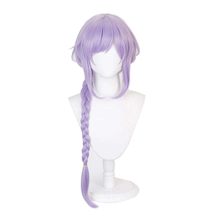 【In Stock】DokiDoki Game Genshin Impact QiQi Cosplay Wig Long Light Purple
