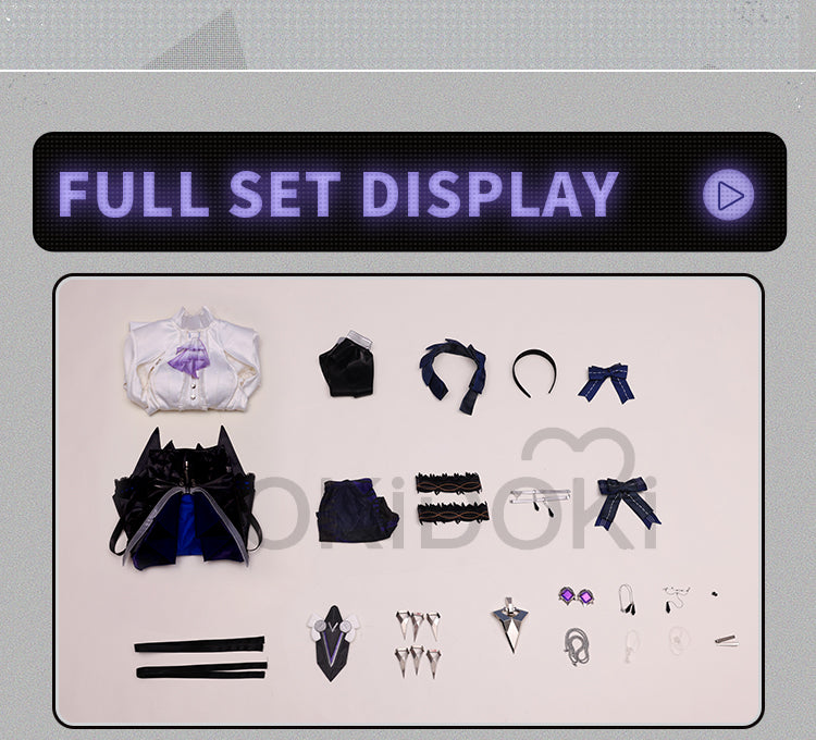 【US/EU Local Shipping】【Glowing】DokiDoki-SR Game Zenless Zone Zero Cosplay Vivian Costume Vampire Girl ZZZ