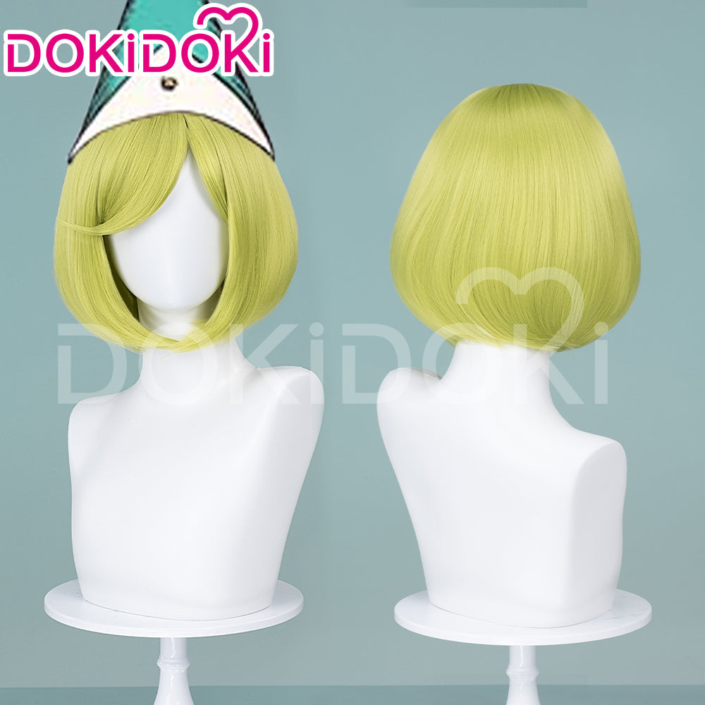 【Ready For Ship】DokiDoki Anime Witch Hat Atelier Cosplay Coco Cosplay Wig Short Straight Green