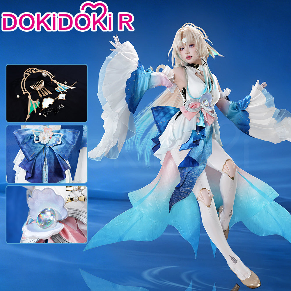 【Partially In Stock】DokiDoki-R Game Honkai: Star Rail Cosplay Pearl Costume Ten Stonehearts