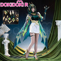 【US Local Shipping】【Size XS-2XL】DokiDoki-R Game Genshin Impact Cosplay Nefer Costume Song of the Welkin Moon Nod Krai
