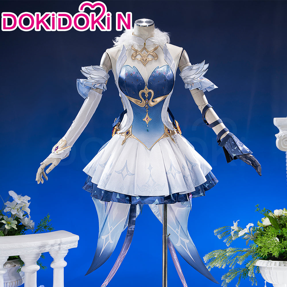 【Ready For Ship】【Size S-4XL】DokiDoki-N Game Genshin Impact Cosplay Odette Costume Snezhnaya