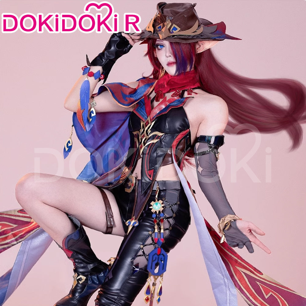 【Size XS-2XL】DokiDoki-R Game Genshin Impact Cosplay Chasca Costume Natlan