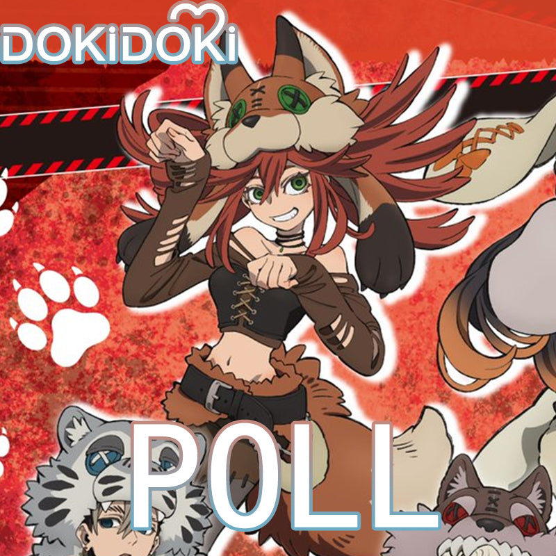 【POLL】$5 Deposit =10% OFF Coupon DokiDoki Anime GACHIAKUTA Cosplay Riyo Costume Stuﬀed Series