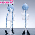 【Ready For Ship】DokiDoki Game Zenless Zone Zero Cosplay Lucia Wig Long Straight Blue Hair Buns Braid zzz