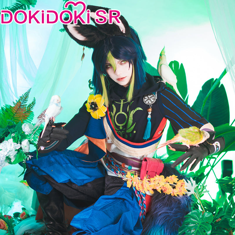 DokiDoki-SR Game Genshin Impact Cosplay Tighnari Costume Dendro Sumeru / Shoes