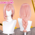 【Ready For Ship】DokiDoki Game Zenless Zone Zero Cosplay Tsukishiro Yanagi Wig Long Straight Pink Braid Hair ZZZ