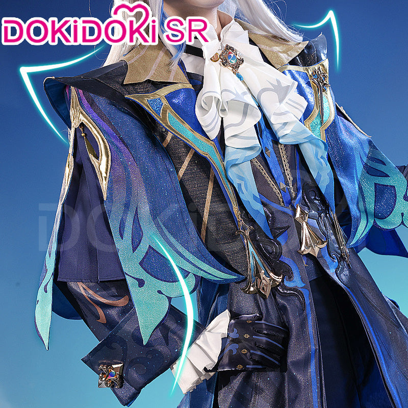 【Partially Ready For Ship】【Size S-2XL】【Costume Last Batch】DokiDoki-SR Game Genshin Impact Cosplay Neuvillette Costume / Shoes Fontaine Halloween