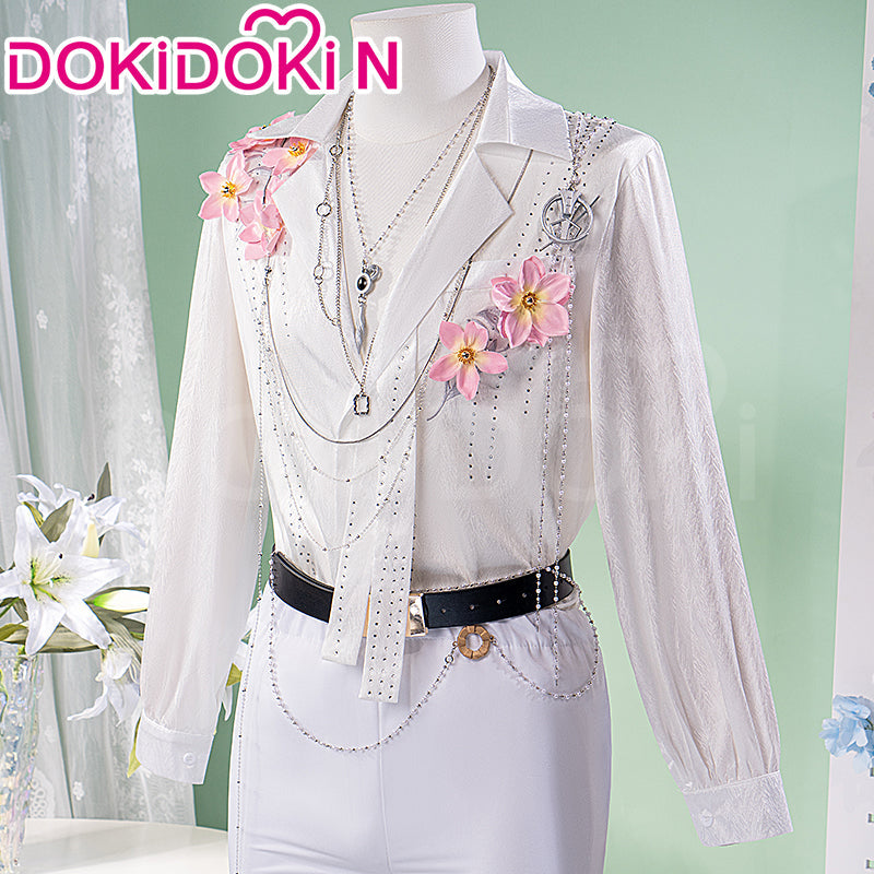 【In Stock】【Size M-3XL】 DokiDoki-N Game Love And Deepspace Cosplay Sylus / Xavier / Zayne / Rafayel  / Caleb Costume Spring and Flowers Tops Only