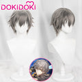 【US LOCAL SHIPPING 】DokiDoki Game Honkai: Star Rail Cosplay Hero Caelus Cosplay Wig Short Grey Trailblazer