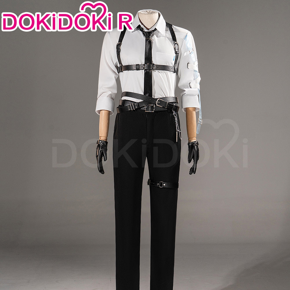 【Partially Ready For Ship】【Size XS-2XL】DokiDoki-R Game Love and Deepspace Cosplay Rafayel / Xavier / Zayne / Sylus / Caleb Total Lockdown Shirt Suit Belt Set Precise Control