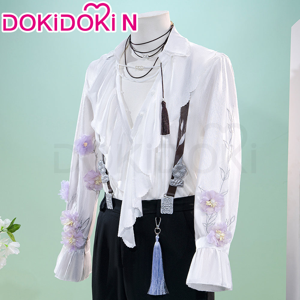 【In Stock】【Size M-3XL】 DokiDoki-N Game Love And Deepspace Cosplay Sylus / Xavier / Zayne / Rafayel  / Caleb Costume Spring and Flowers Tops Only