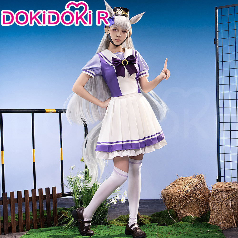 【US/EU LOCAL SHIPPING 】【Size XS-3XL】Dokidoki-R Anime Cosplay Purple Uniform
