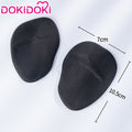 【In Stock】DokiDoki  Black White Skin-tone Transparent Anti-friction Forefoot Pads Anti-slip Heel Cushions Shoe Size Adjusters