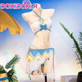 【Ready For Ship】【Size S-3XL】DokiDoki-R Game Genshin Impact Cosplay Lumine Costume Swimsuit Natlan