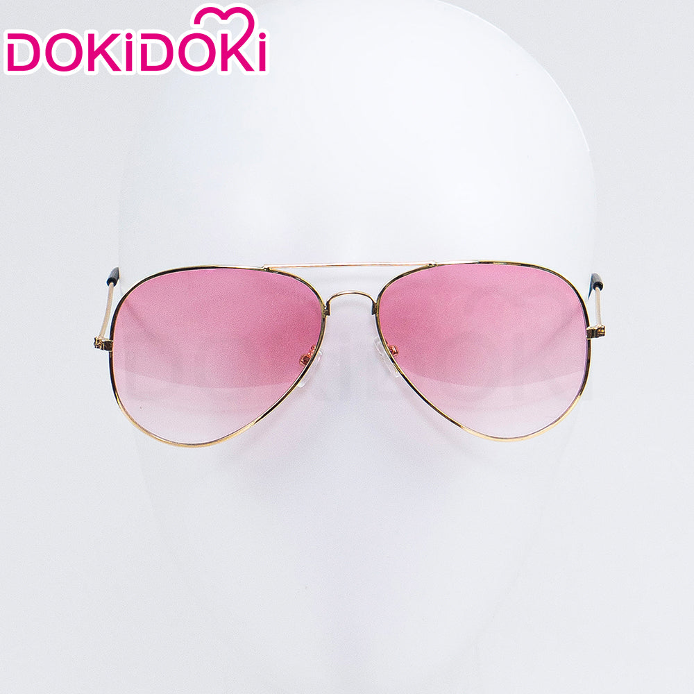 【Ready For Ship】DokiDoki Game Honkai: Star Rail Cosplay Aventurine Wig / Ear Clip / Hat / Bracelet Short Straight Yellow Hair Shajin/ Tattoo Stickers / Glasses Sunglasses / Poker Prop