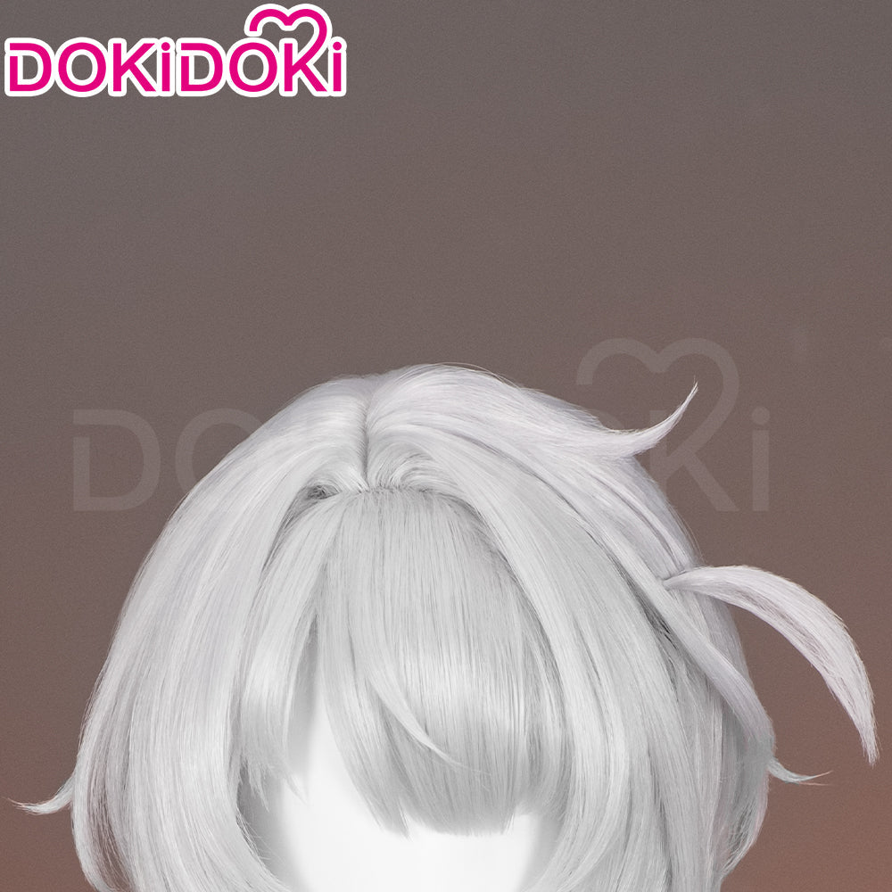 【Ready For Ship】DokiDoki Game Zenless Zone Zero Cosplay Anby SP Demara Cosplay Wig Short Silver ZZZ