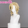 【Ready For Ship】DokiDoki Game Honkai: Star Rail Cosplay Aventurine Wig / Ear Clip / Hat / Bracelet Short Straight Yellow Hair Shajin/ Tattoo Stickers / Glasses Sunglasses / Poker Prop