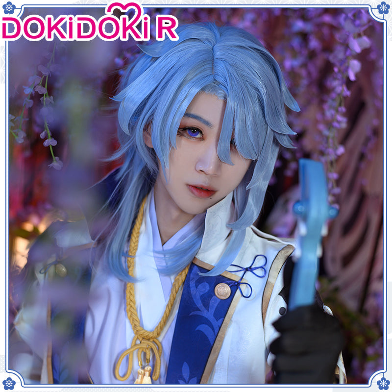 【Ready For Ship】【Last Batch】DokiDoki-R Game Genshin Impact Cosplay Kamisato Ayato Costume