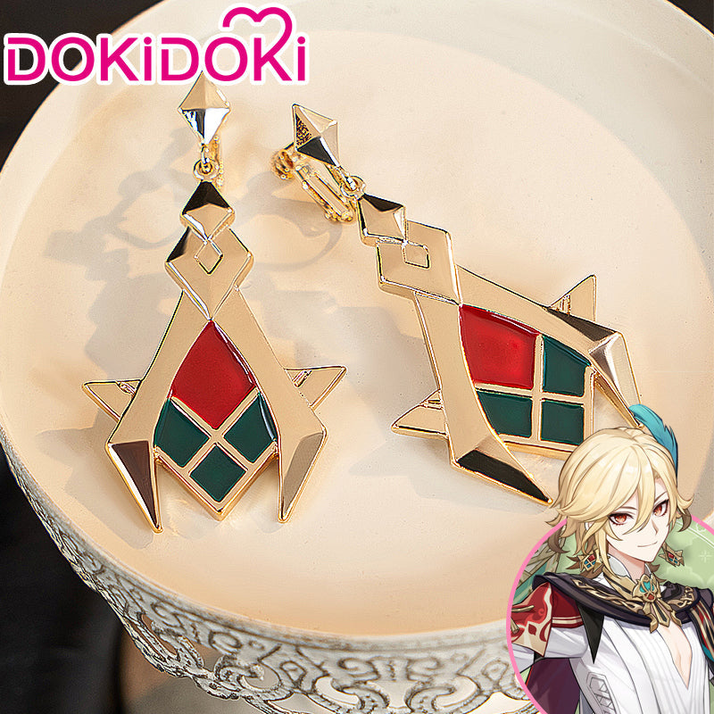 【Ready For Ship】DokiDoki Game Genshin Impact Cosplay Kaveh Cosplay Short Blonde Wig / Headgear