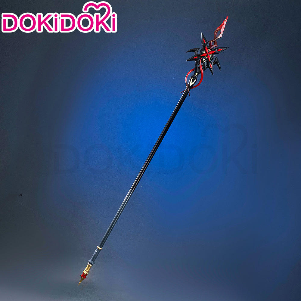 DokiDoki Game Genshin Impact Fontaine Fatui Harbinger Cosplay The Knave Arlecchino Prop Weapon