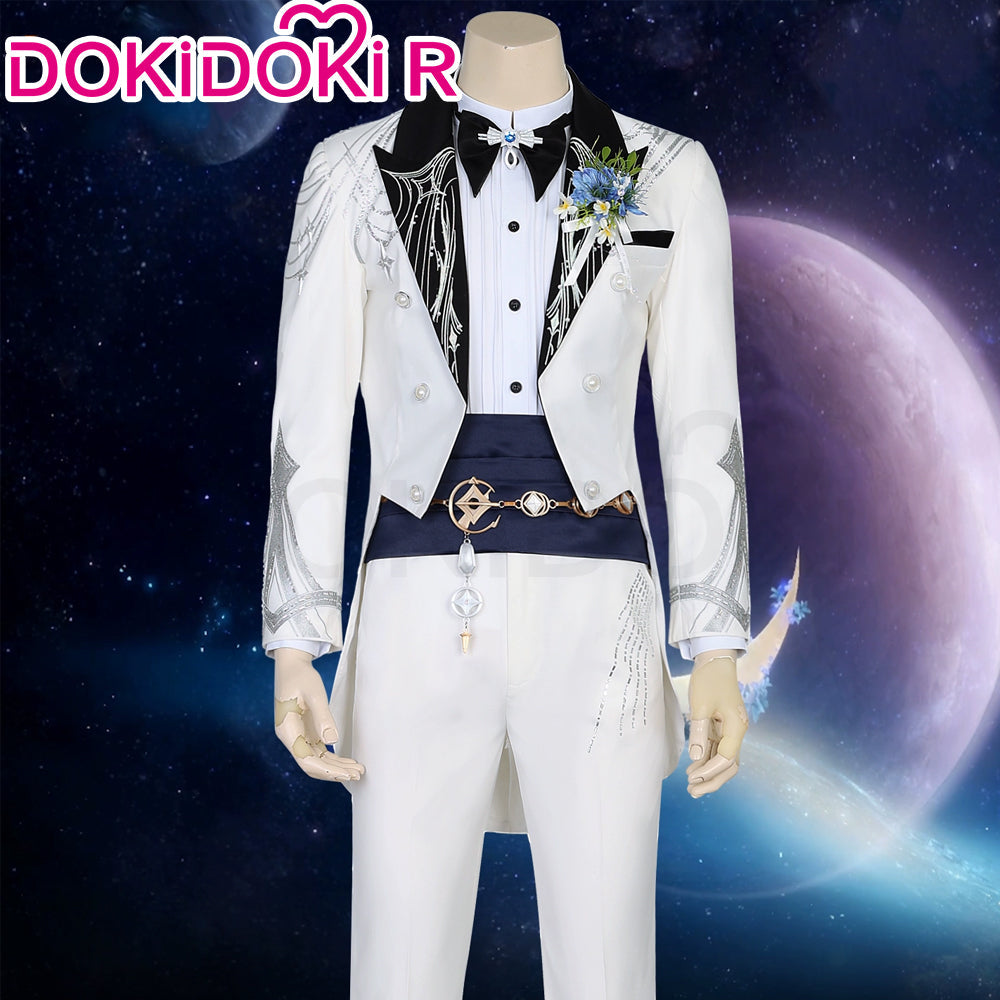 【Size XS-2XL】DokiDoki-R Game Love And Deepspace Cosplay Xavier Costume Bound Stars Wedding Suit