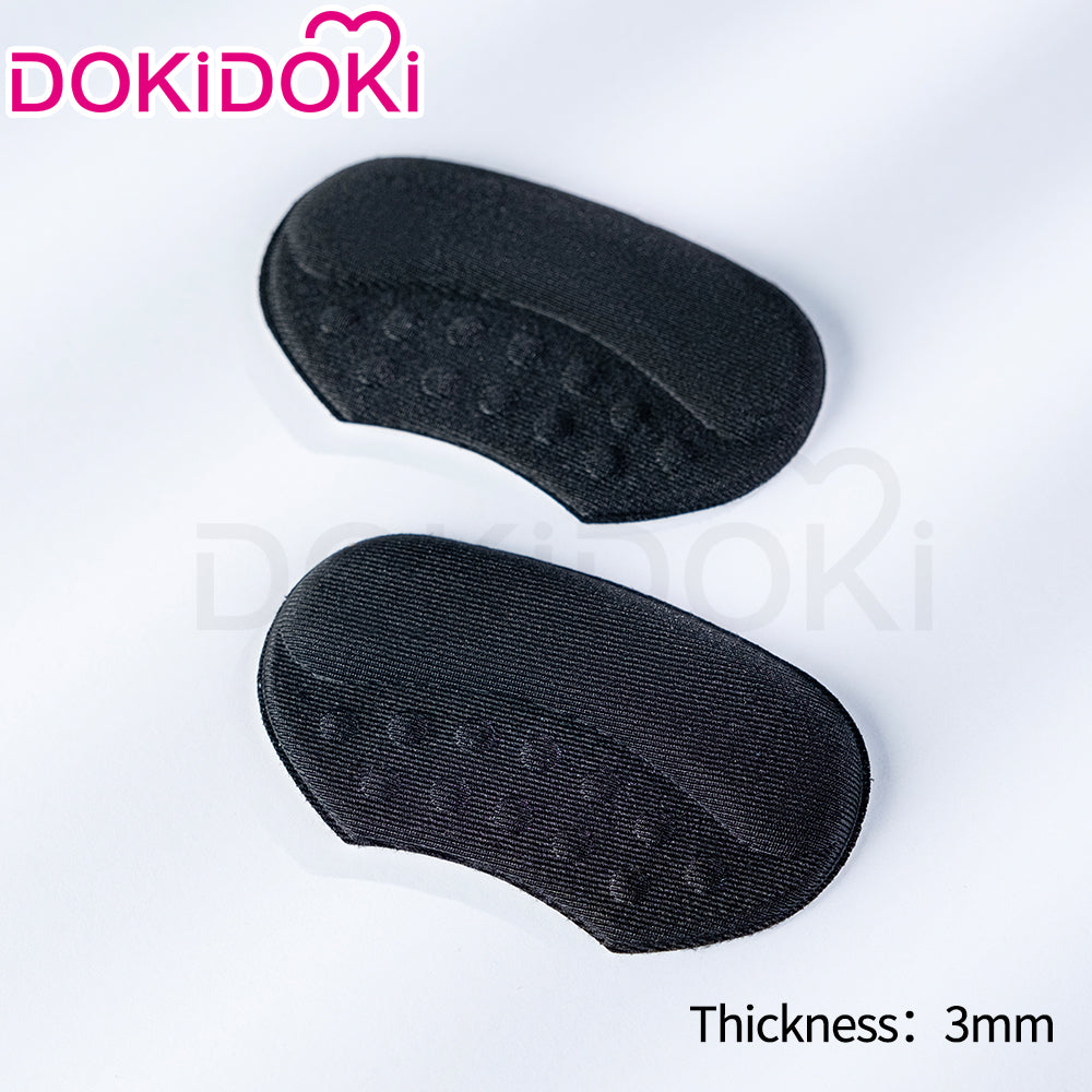 【In Stock】DokiDoki  Black White Skin-tone Transparent Anti-friction Forefoot Pads Anti-slip Heel Cushions Shoe Size Adjusters