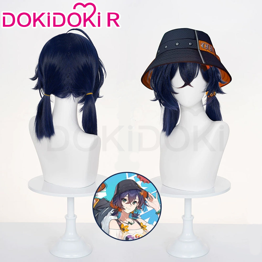 【Partially Ready For Ship】DokiDoki-R Game Zenless Zone Zero Cosplay Belle Costume / Wig Swim Suit Summer Skies ZZZ Swimsuit