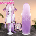 【Partially Ready For Ship】DokiDoki Game Genshin Impact Citlali Cosplay Wig Long Straight Double Braids Pink Purple Gradient Hair
