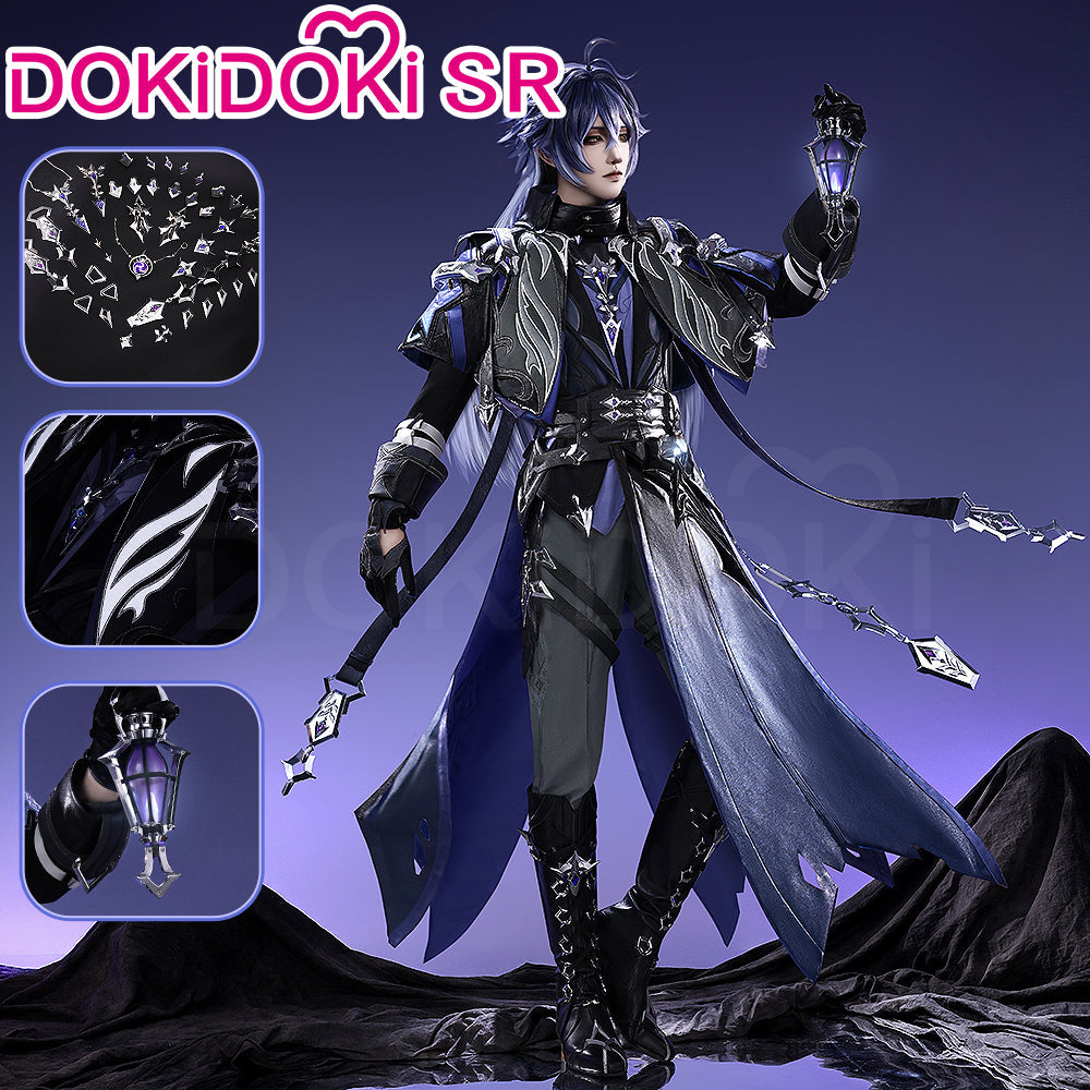 【US/EU Local Shipping】【Size S-3XL】DokiDoki-SR Game Genshin Impact Cosplay Flins Costume / Light Prop Song of the Welkin Moon Kyryll Chudomirovich Flins Nod-Krai