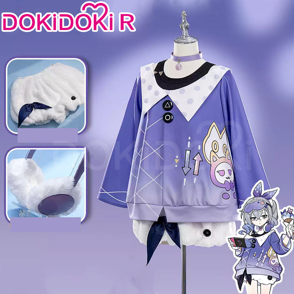 DokiDoki-R Game Honkai: Star Rail Cosplay Silver Wolf Costume Girls Dormitory Series