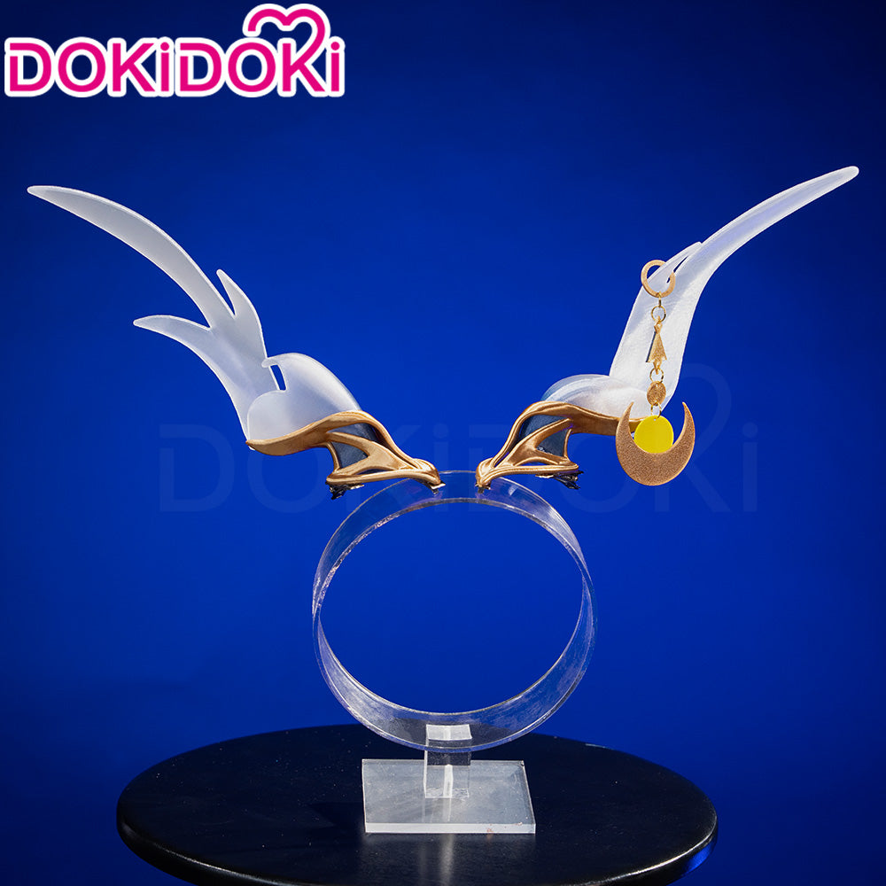 【Ready For Ship】DokiDoki Game Genshin Impact Cosplay Lauma Wig / Eyelashes / Headpiece Song of the Welkin Moon