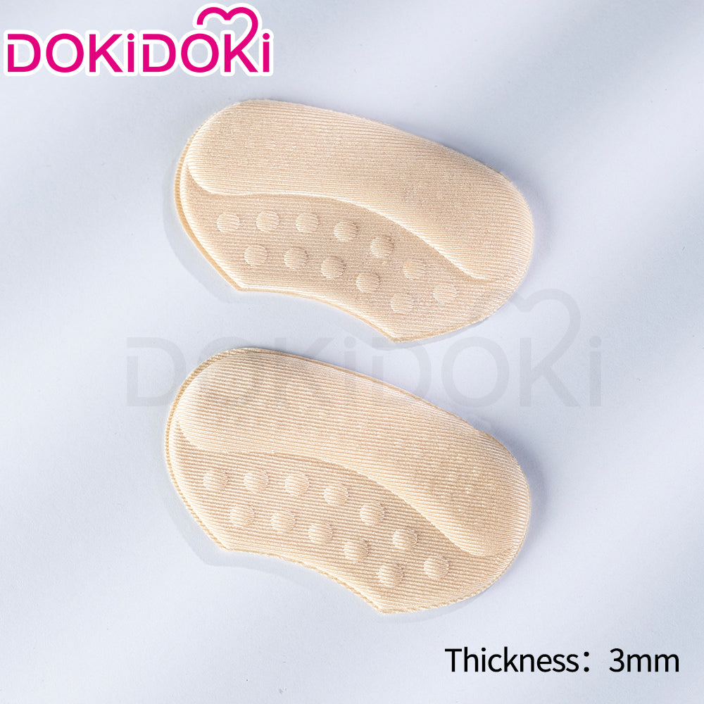 【In Stock】DokiDoki  Black White Skin-tone Transparent Anti-friction Forefoot Pads Anti-slip Heel Cushions Shoe Size Adjusters