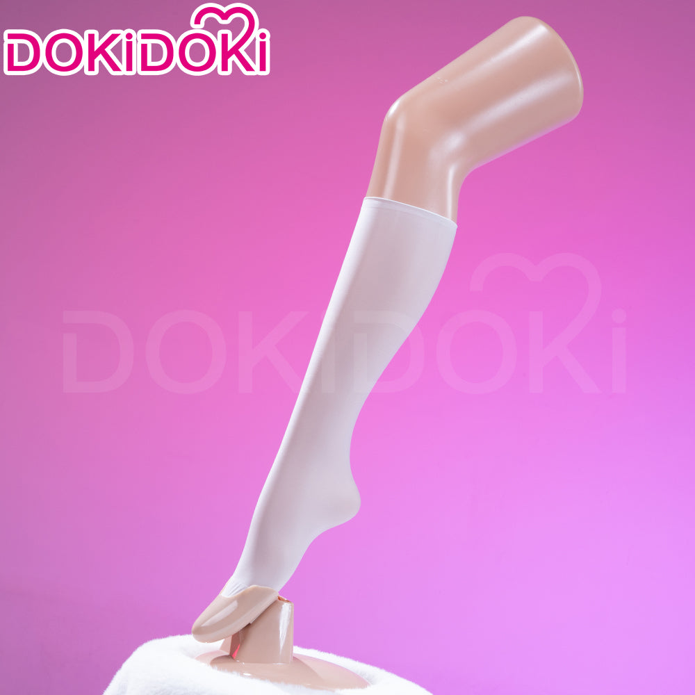 【In Stock】DokiDoki Cosplay Stockings Prop White / Black Socks