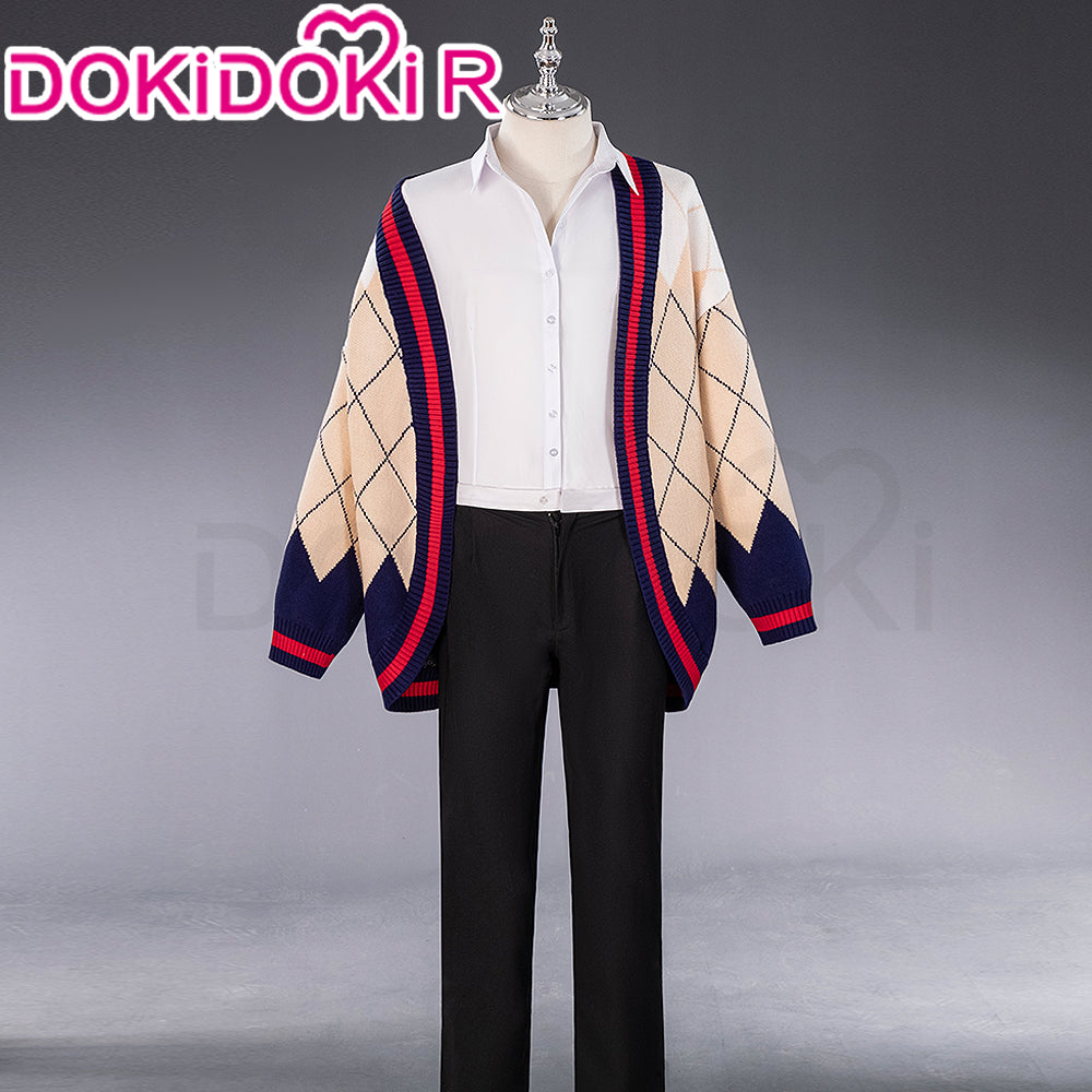 【Partially Ready For Ship】DokiDoki-R Game Love and Deepspace Cosplay Rafayel Costume Sweater Asymmetrical Romance