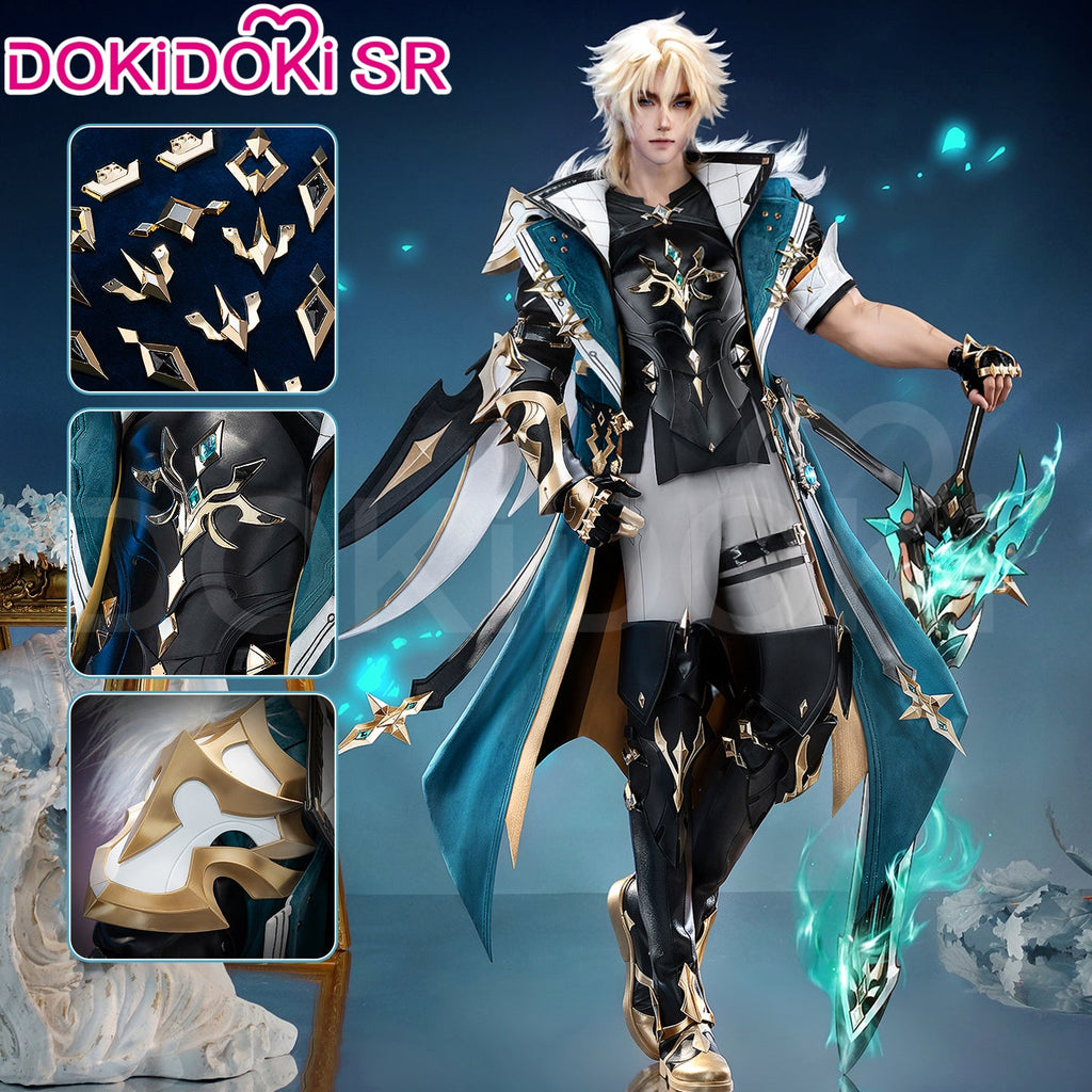 【Size S-3XL】DokiDoki-SR Game Genshin Impact Cosplay Varka Costume Song of the Welkin Moon Nod Krai