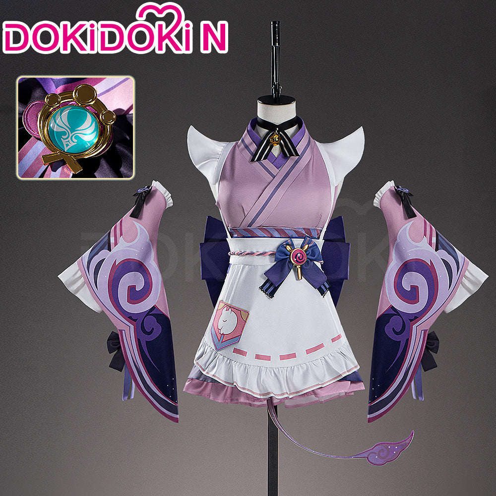 【IN STOCK】【Size XS-3XL】DokiDoki-N Game Genshin Impact Cosplay Yumemizuki Mizuki Costume Inazuma