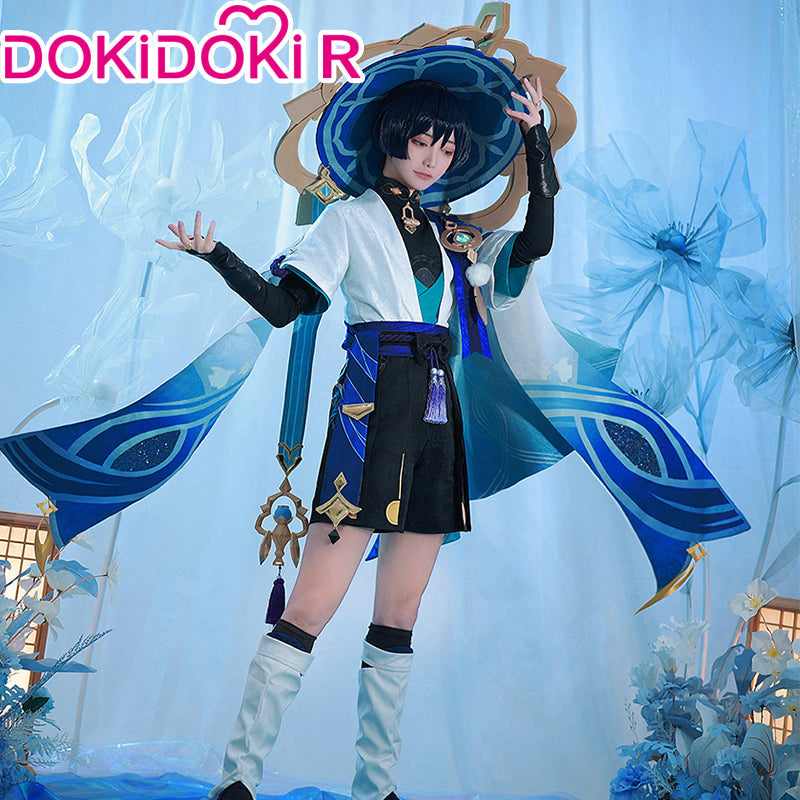 【Partially Ready For Ship】【Size S-2XL】DokiDoki-R Game Genshin Impact Cosplay Scaramouche Costume / Shoes Wanderer