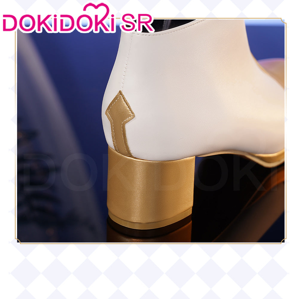 【Ready For Ship】【7 Diffrent Lights】【Short Ver. Shoes Last Batch】DokiDoki-SSR Game Genshin Impact Traveler Lumine Cosplay Costume Ying /Shoes