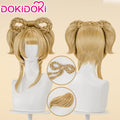 【Ready For Ship】【Last Batch】DokiDoki Game Genshin Impact Cosplay  Yaoyao Wig Women Yao Yao Light Brown Wig
