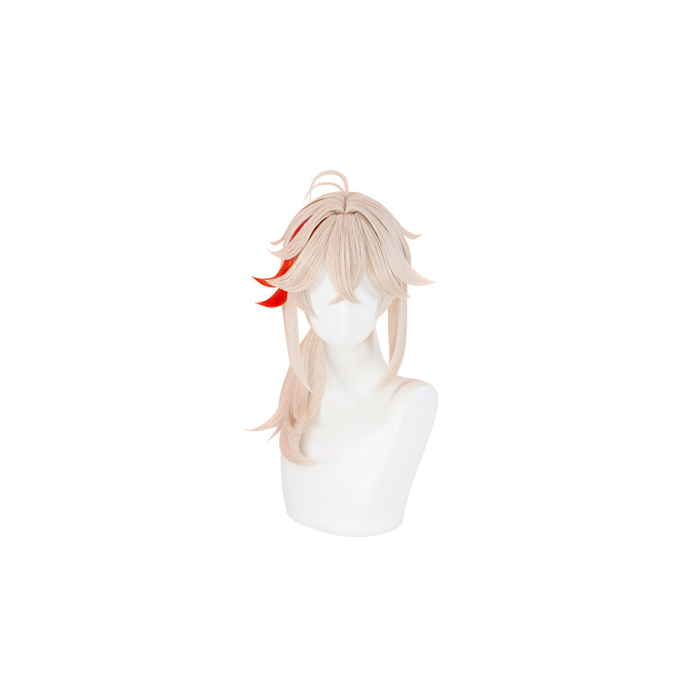 【Fluffy Ver Ready For Ship】DokiDoki Game Genshin Impact Cosplay Kazuha Wig Long Curly Red Wig Men