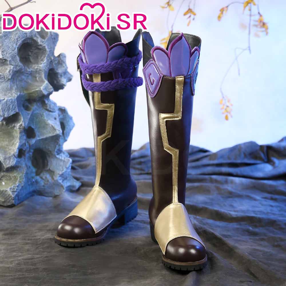 【Costume Ready For Ship】【Size S-2XL】DokiDoki-SR Game Genshin Impact  Cosplay Xiao Halloween Costume Men / Shoes