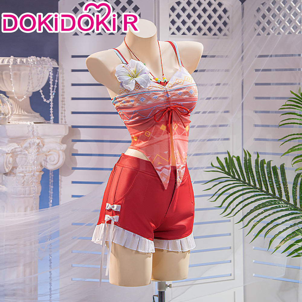 【Ready For Ship】【Accessories Included】【Size XS-3XL】DokiDoki-R Game Love and Deepspace Cosplay Protagonist MC Midsummer Reverie Costume Casual Wear Swimsuit Caleb lads