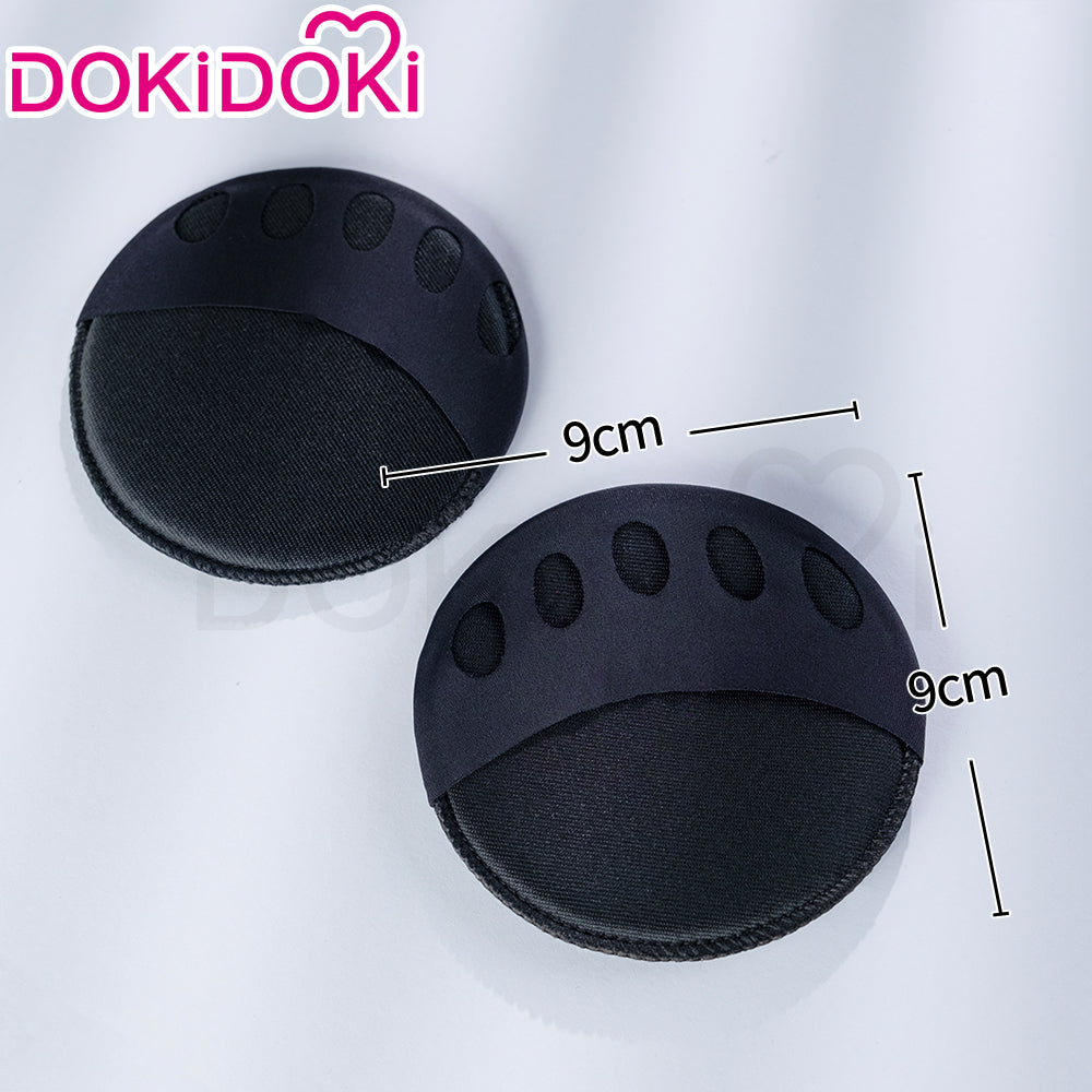 【In Stock】DokiDoki  Black White Skin-tone Transparent Anti-friction Forefoot Pads Anti-slip Heel Cushions Shoe Size Adjusters