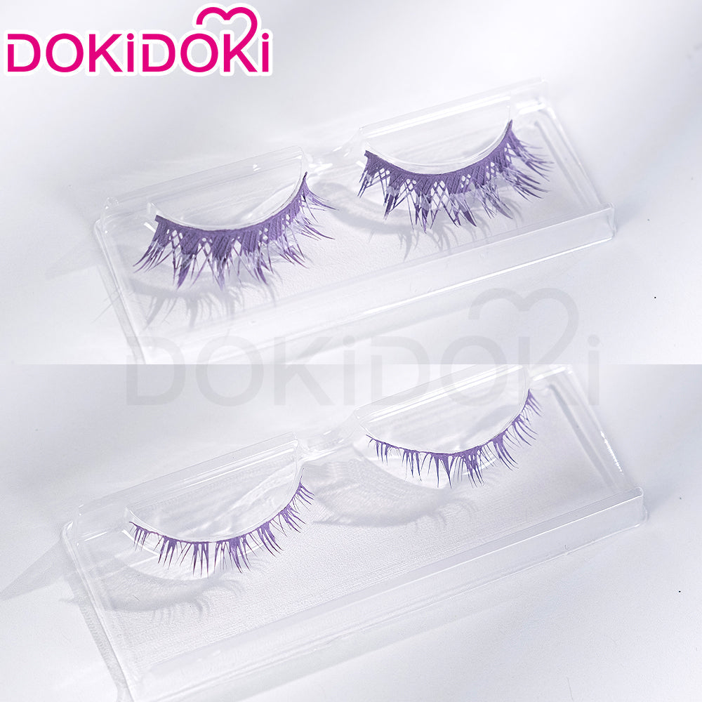 【Partially Ready For Ship】DokiDoki Game Genshin Impact Citlali Cosplay Wig Long Straight Double Braids Pink Purple Gradient Hair