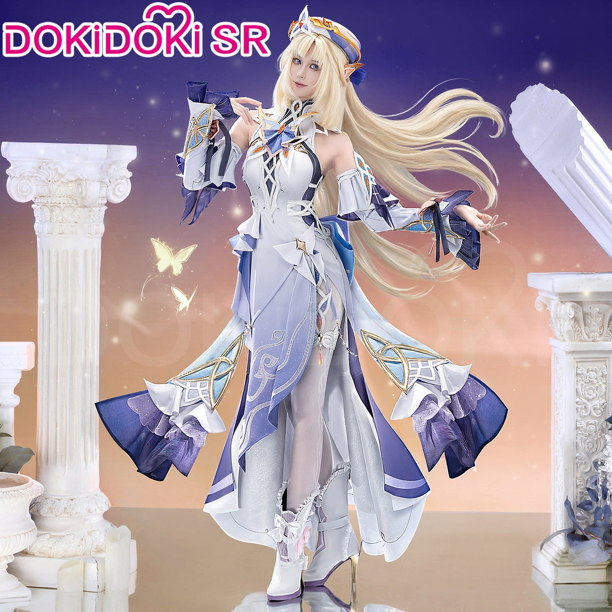 【Size S-3XL】DokiDoki-SR Game Genshin Impact Cosplay Nicole Reeyn Costume Song of the Welkin Moon " N " Nod Krai