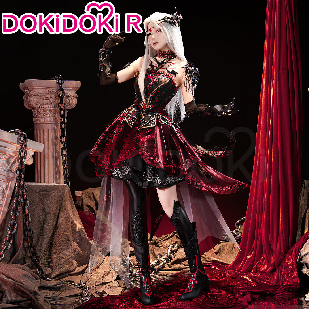 【Size XS-2XL】DokiDoki-R Game Love And Deepspace Cosplay Main Character Protagonist Where Drakeshadows Fall Costume Sylus MC Scarlet Passion