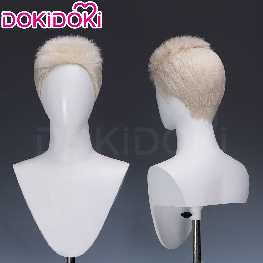 【Ready For Ship】DokiDoki Anime GACHIAKUTA Cosplay Semiu Grier Wig Short White Hair Semyu Guraia